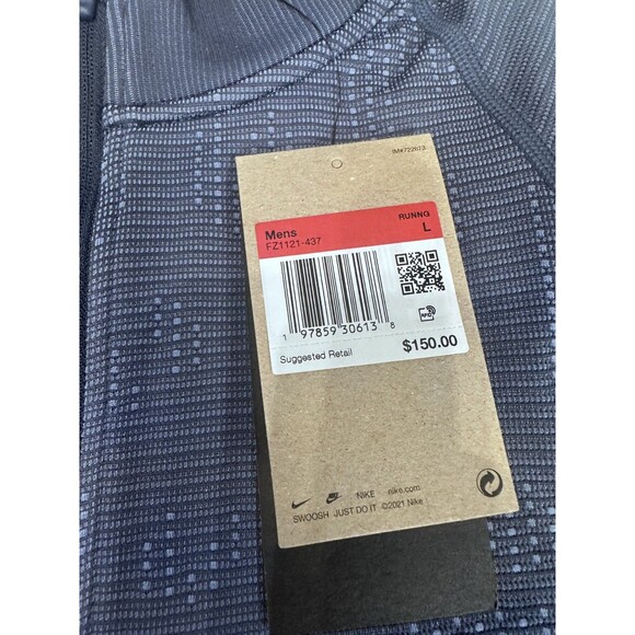 Nike Pinnacle Running Division Black Top 1/4 Zip Mens Large FZ1121-010 $150 NEW - Picture 11 of 12